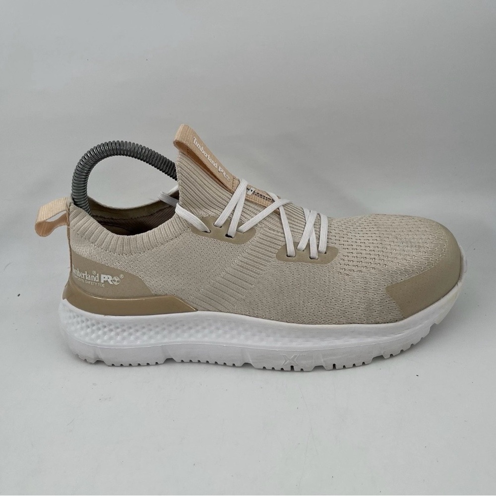 NEW! Timberland PRO Women’s Setra-SZ 6.5 M-Knit Composite Safety Toe in Beige